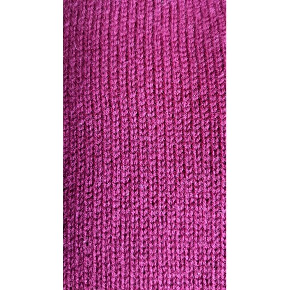 Gant The Rugger Men's Sweater 100% Wool Crew Neck Purple Retail $200 VTG Size L - Picture 10 of 10